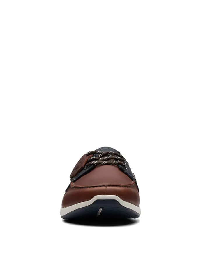 Leder-Slipper "ATL Sail Go" in Braun