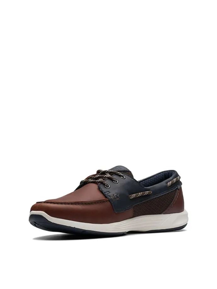 Leder-Slipper "ATL Sail Go" in Braun