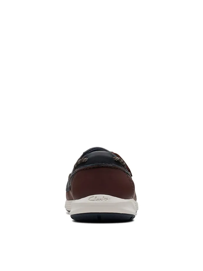 Leder-Slipper "ATL Sail Go" in Braun