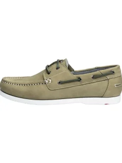 Leder-Slipper "Eldir" in Salbei