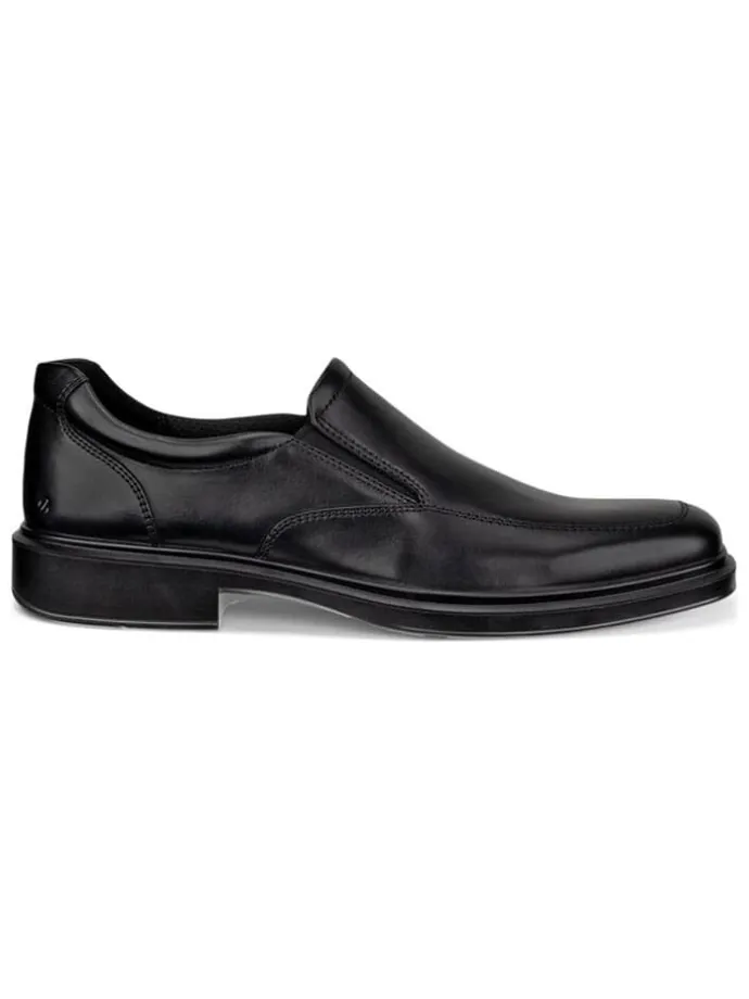 Leder-Slipper "Elliot" in Schwarz