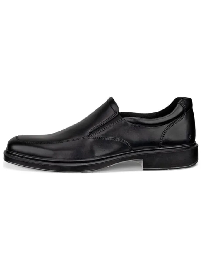 Leder-Slipper "Elliot" in Schwarz
