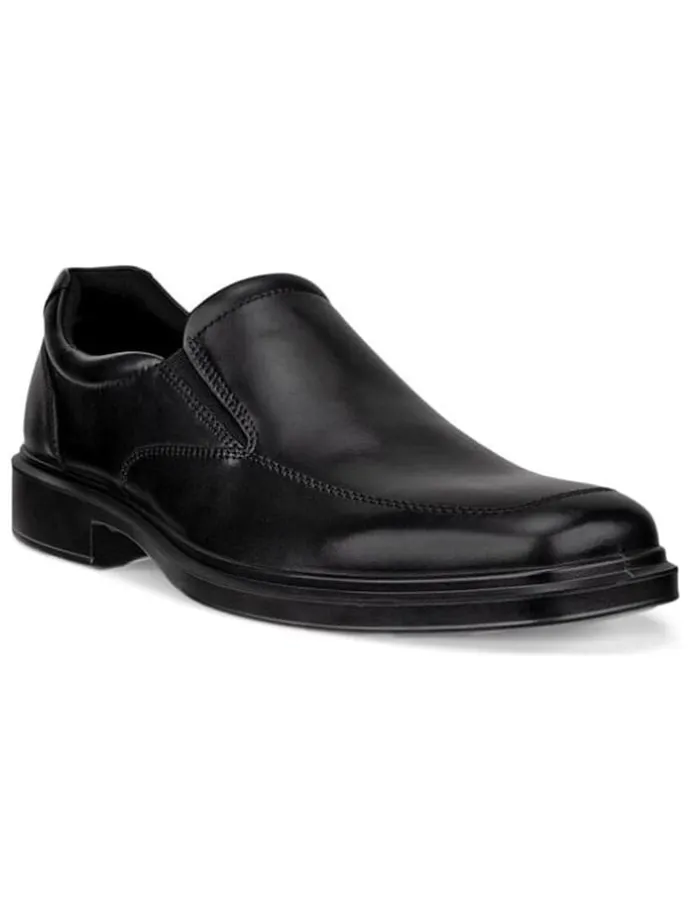 Leder-Slipper "Elliot" in Schwarz