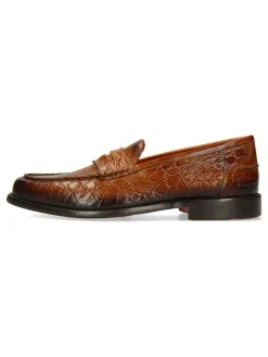 Leder-Slipper "Gianna 3" in Hellbraun