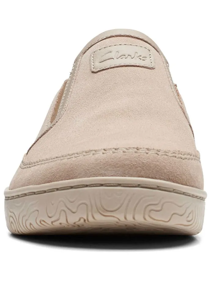 Leder-Slipper "Hodson" in Beige