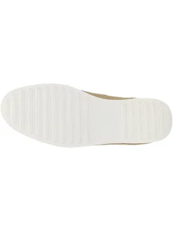 Leder-Slipper in Beige