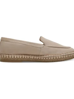 Leder-Slipper in Beige