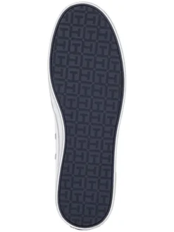 Leder-Slipper in Weiß