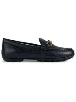 Leder-Slipper "Kosmopolis + Grip" in Schwarz