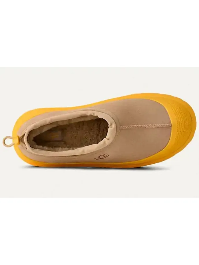 Leder-Slipper "Tasman Weather" in Beige/ Gelb