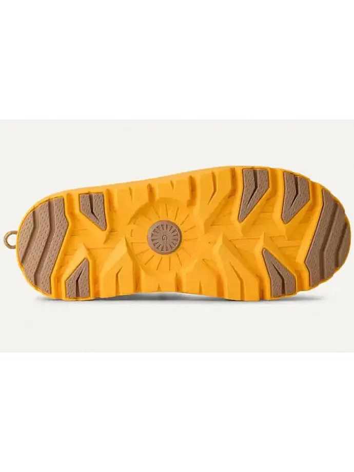 Leder-Slipper "Tasman Weather" in Beige/ Gelb