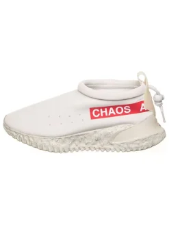 Leder-Slipper "X Undercover Moc Flow" in Creme