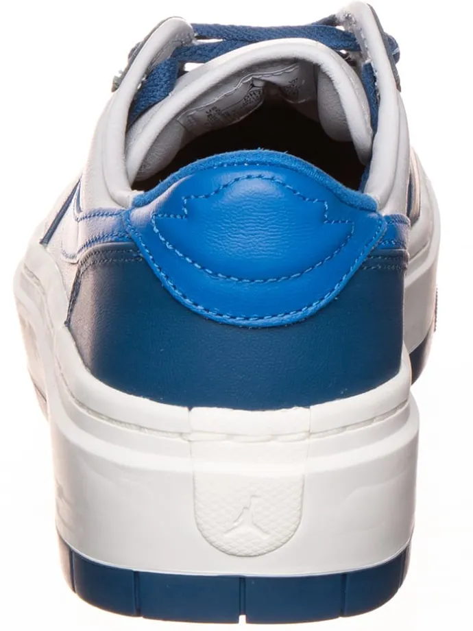 Leder-Sneaker ''1 Elevate Low'' in Weiß/ Blau