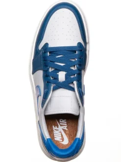 Leder-Sneaker ''1 Elevate Low'' in Weiß/ Blau