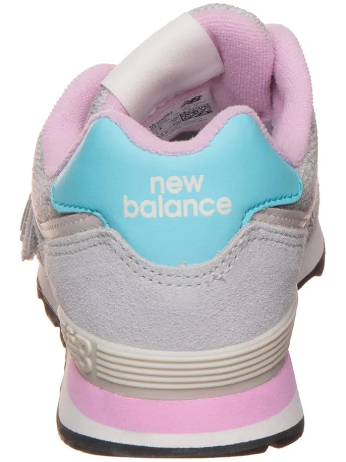 Leder-Sneakers "574" in Grau