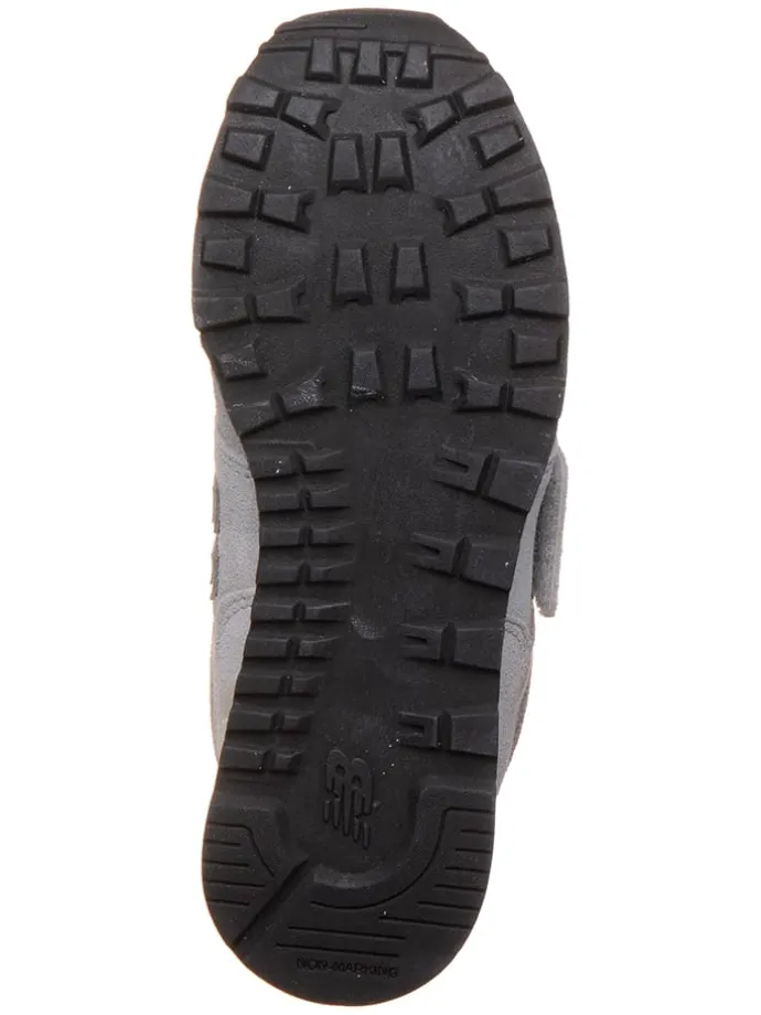 Leder-Sneakers "574" in Grau