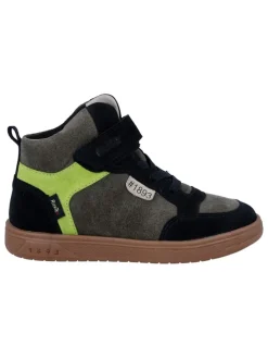 Leder-Sneakers "1893" in Khaki/ Grün