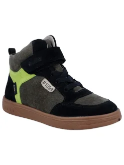 Leder-Sneakers "1893" in Khaki/ Grün