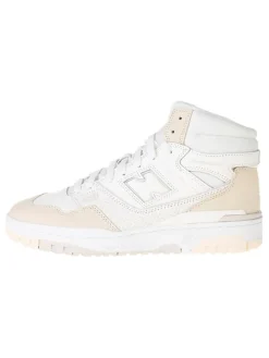 Leder-Sneakers "650" in Weiß/ Beige