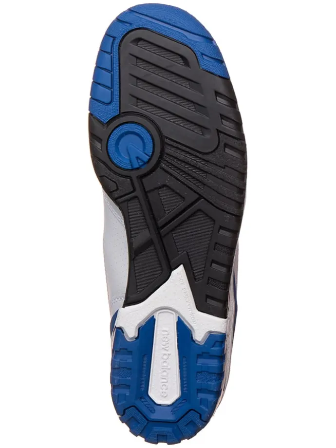 Leder-Sneakers "550" in Weiß/ Blau