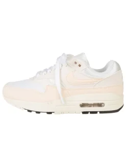 Leder-Sneakers "Air Max 1" in Rosa/ Creme