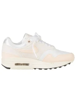 Leder-Sneakers "Air Max 1" in Rosa/ Creme