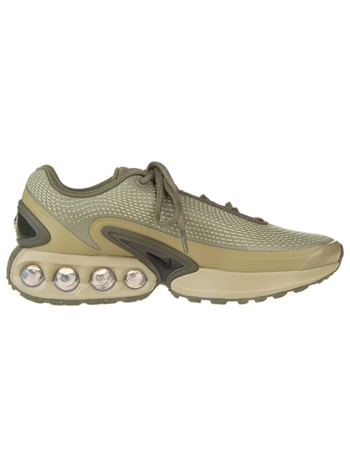 Leder-Sneakers "Air Max Dn" in Oliv