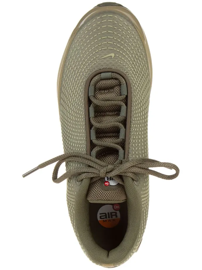 Leder-Sneakers "Air Max Dn" in Oliv