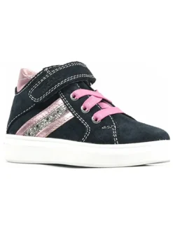 Leder-Sneakers "Alessa" in Dunkelblau