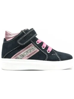 Leder-Sneakers "Alessa" in Dunkelblau