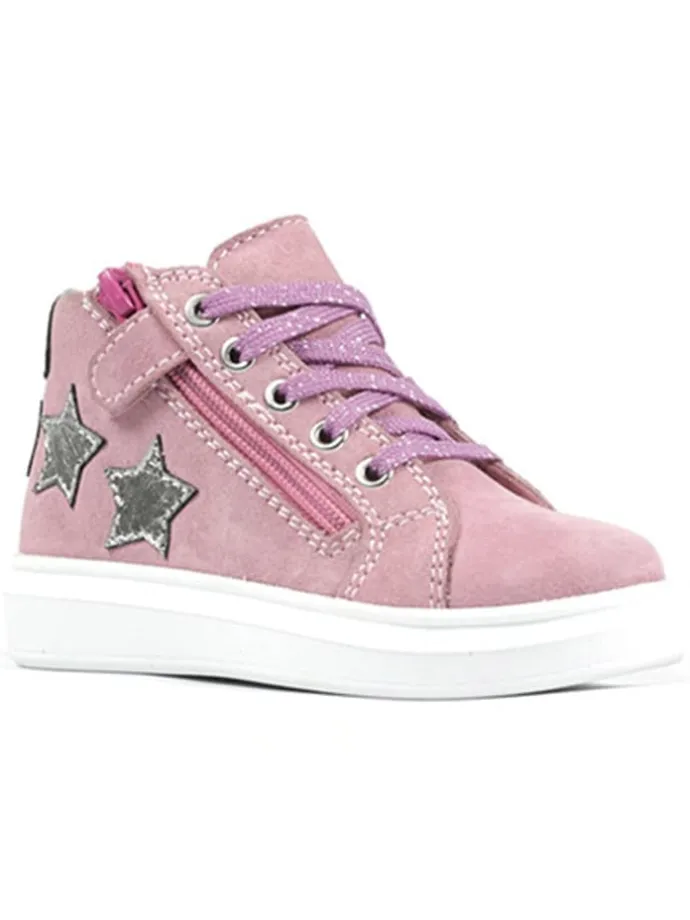 Leder-Sneakers "Alessa" in Rosa