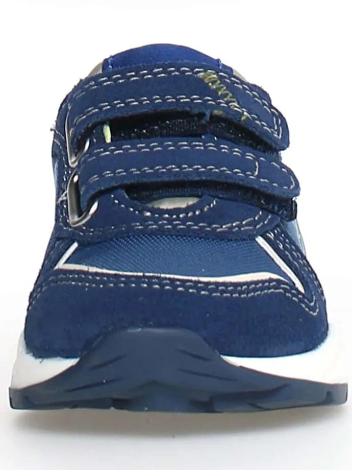 Leder-Sneakers "Argal" in Dunkelblau/ Bunt