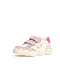 Leder-Sneakers "Ariton" in Creme/ Rosa