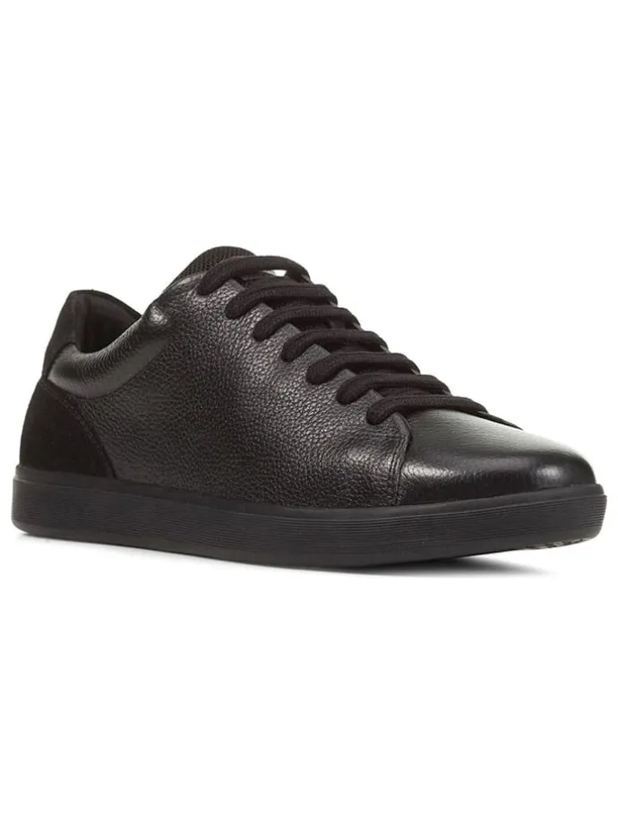 Leder-Sneakers "Avola" in Schwarz
