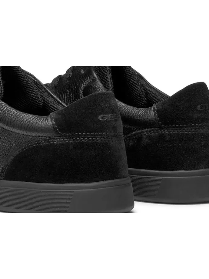 Leder-Sneakers "Avola" in Schwarz