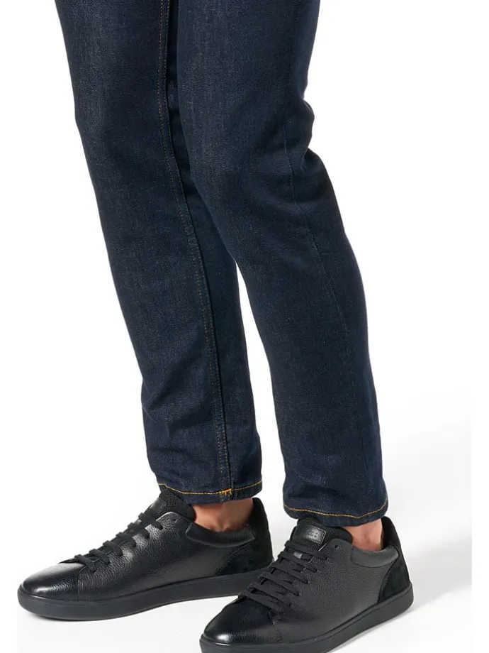 Leder-Sneakers "Avola" in Schwarz