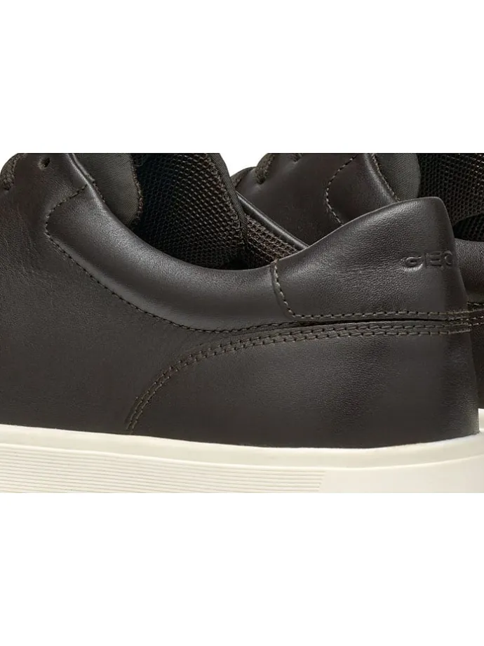 Leder-Sneakers "Avola" in Schwarz