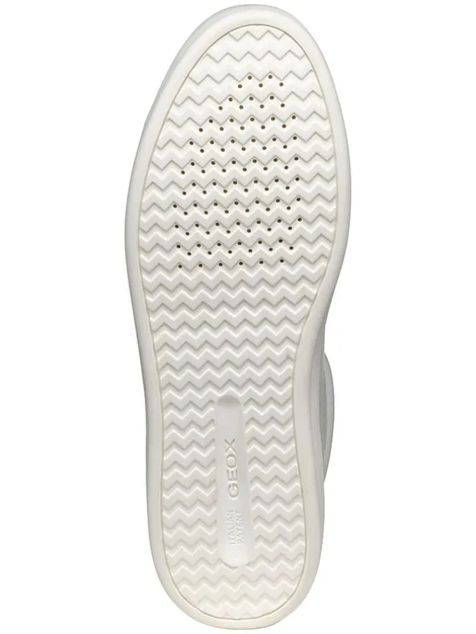 Leder-Sneakers "Avola" in Weiß/ Grau