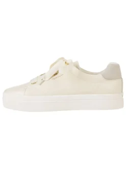 Leder-Sneakers "Avona" in Creme