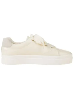 Leder-Sneakers "Avona" in Creme