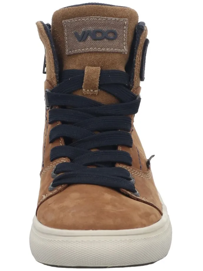 Leder-Sneakers "Bosse" in Braun