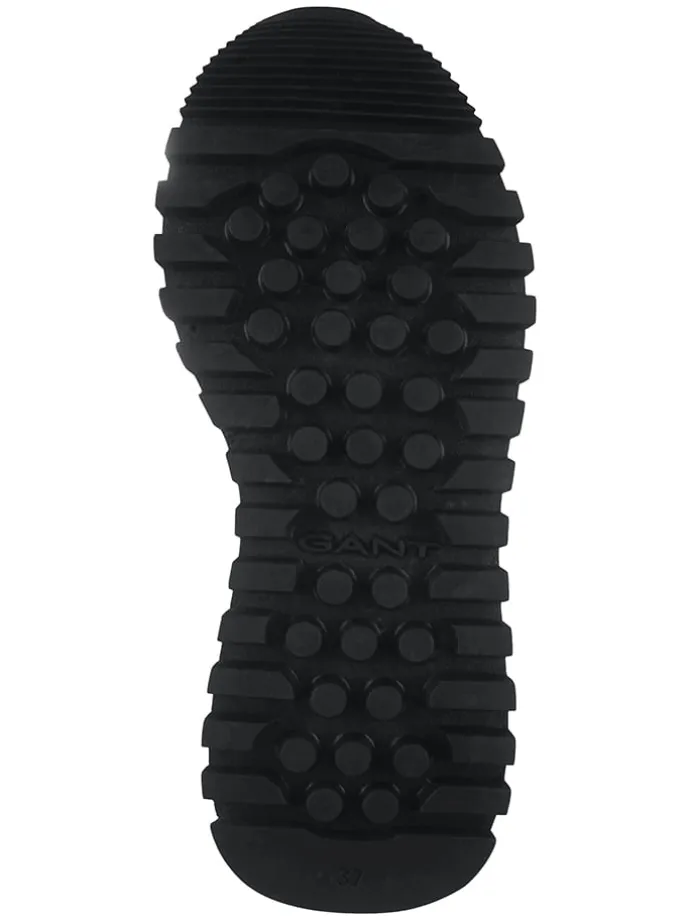 Leder-Sneakers "Caffay" in Schwarz