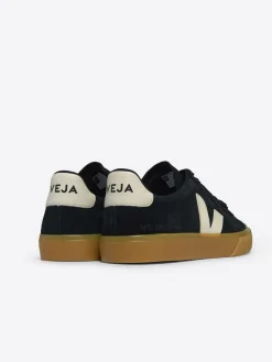 Leder-Sneakers "Campo Bold" in Schwarz/ Creme