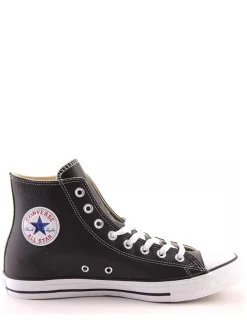 Leder-Sneakers "Chuck Taylor All Star" in Schwarz