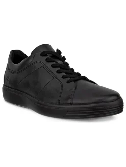 Leder-Sneakers "Classic" in Schwarz