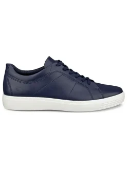 Leder-Sneakers "Classic" in Dunkelblau