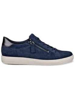 Leder-Sneakers "Classic" in Dunkelblau