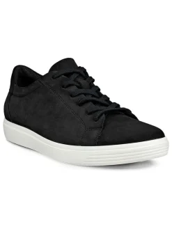 Leder-Sneakers "Classic" in Schwarz