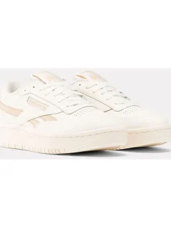 Leder-Sneakers "Club C Double Revenge" in Creme