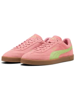 Leder-Sneakers "Club II Era" in Rosa/ Grün